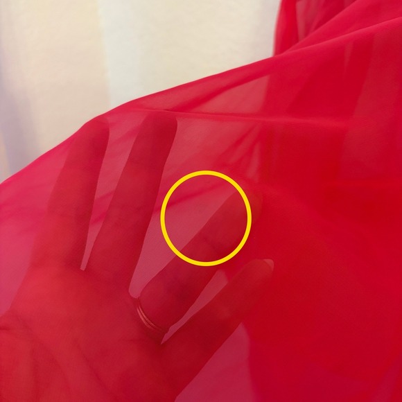 Vintage Victorias Secret Sleep Shirt M Neon Pink Sheer Satin Gold Label Pajamas - Picture 8 of 12